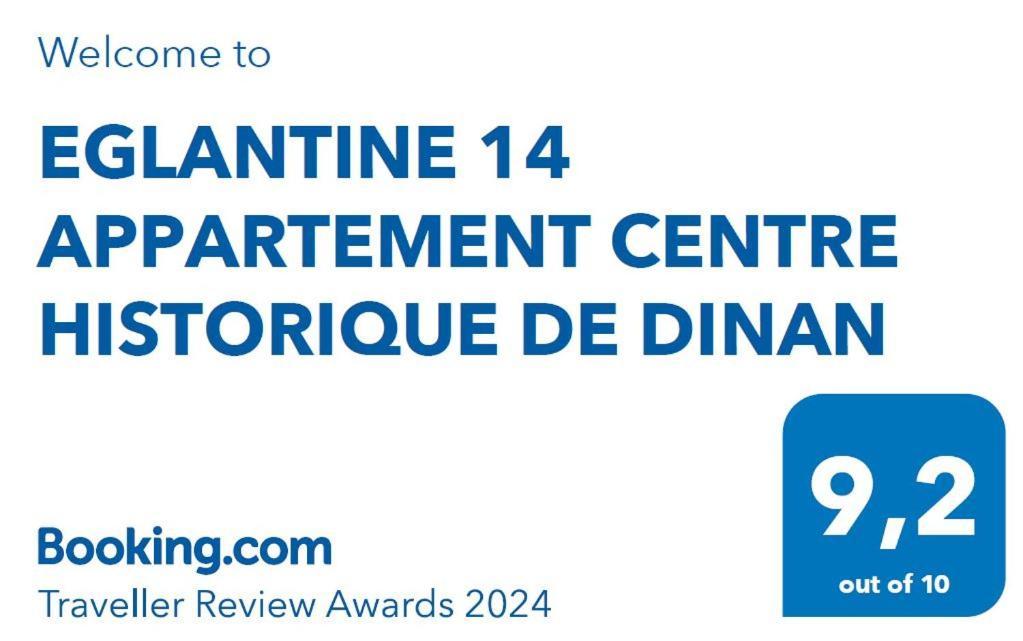Eglantine 14 Appartement Centre Historique De Dinan Exterior photo